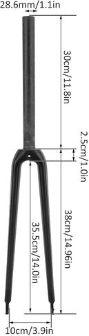 Dilwe Front Fork, 700C Carbon Fiber C Brake Fork Disc Mountain Front Fork Upgrade Accessories (3K Matt) in Saudi Arabia