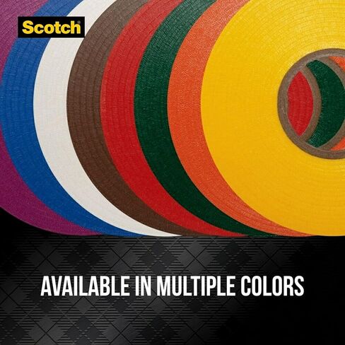 3M Scotch 35 Green Vinyl Electrical Color Coding Tape – 0.75 in x 66 ft, 3 in Core – Premium Insulation, Flame Retardant, Weather Resistant – Ideal for Phase Identification and Safety Marking in Saudi Arabia