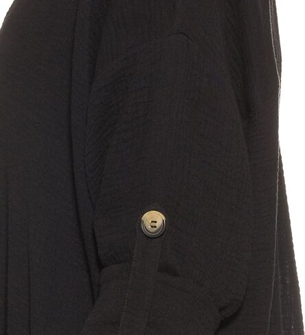 Seafolly Women's V Neck Cover Up Dress with Roll Sleeves in Kuwait