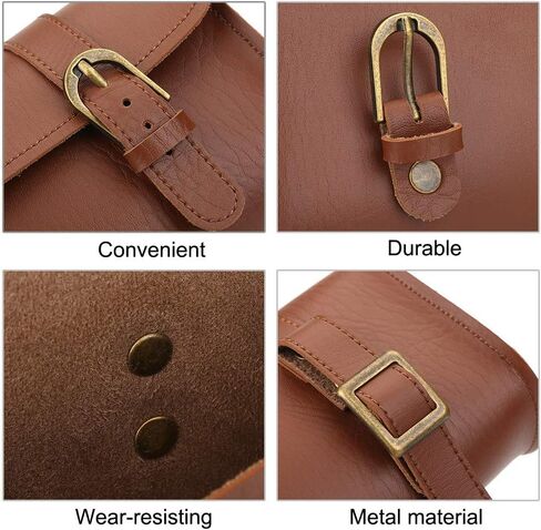 Socobeta حقيبة جلدية المقود 25x15x8 B ريترو الجلود الاصطناعية الإطار الأمامي حقيبة الحقيبة ملحقات ركوب الدراجات in Kuwait