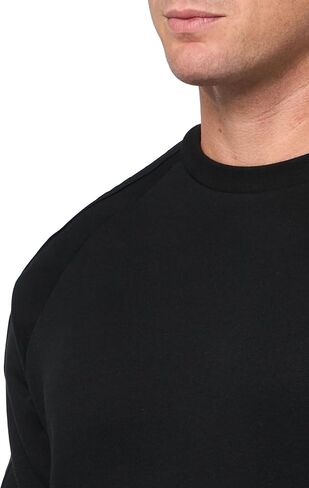 HUGO Men's Stretch Cotton Logo Tape Sweatshirt in Saudi Arabia