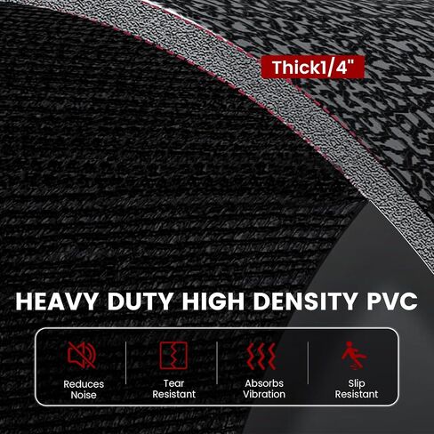 Foldable Treadmill Mat, Exercise Bike Mats for Home Gym Workout, Waterproof Non-Slip Exercise Equipment Mat Floor Protector for Indoor Cycles, Rowing Machine, Elliptical in Saudi Arabia