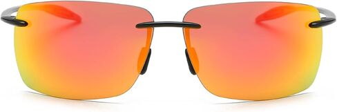 YIMI Rimless Polarized Sport Sunglasses for Men Women Driving Running Golf Glasses Anti Glare UV400 Protection Eyewear Shades in Kuwait