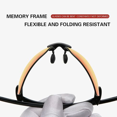 YIMI Rimless Polarized Sport Sunglasses for Men Women Driving Running Golf Glasses Anti Glare UV400 Protection Eyewear Shades in Kuwait