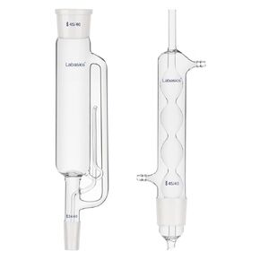 500 ml Soxhlet Type Extraction Apparatus, Borosilicate Glass 45/40 Soxhlet Extractor with Allihn Condenser, 2 Pack
