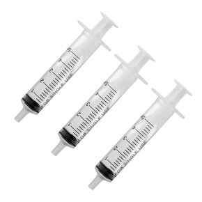 10 Packs Plastic Syringe with Measurement, No Needle Suitable for Scientific Labs, Measuring, Watering, Refilling (5ml)