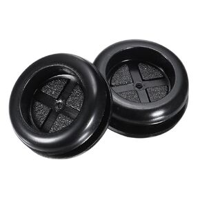 uxcell Rubber Grommet Round Double-Sided Mount Dia 26 mm ID 20 mm for Wire Protection 10pcs