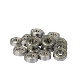 10 Pack 608 2RS Ball Bearings – Bearing Steel and Double Rubber Sealed Miniature Deep Groove Ball Bearings for Skateboards, Inline Skates, Scooters 608 Bearings (8mm x 22mm x 7mm)