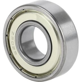 ACROPIX 6202ZZ Deep Groove Ball Bearings P6 15x35x11mm Lubricated Bearings Double Metal Seal Silver Tone Scooter Skateboard Wheel - Pack of 2