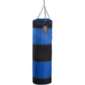 Punching Bag, Oxford Cloth Sandbag, Refillable Heavy for Home Kickboxing Thai Training Gym Muay Thai Training