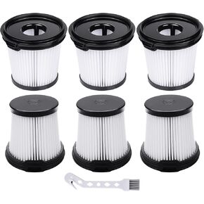 Leadaybetter 6 Packs HEPA Filters Replacement for Shark BU3521 BU3120 BU3520C IW1615 IW1111 IW1120 IW3511 IW3120 IW3615 IW3110C Detect Pro Lightweight Cordless Vacuum, Compare to Part XPRFIW1000