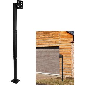 Keypad Mounting Post Bracket,Gooseneck Pedestal Post Gate Opener, Universal Panel Size Design, Keyboard on Automatic Gate Opener Systems Suitable for Wired Wirelss Keypad (45 inch)