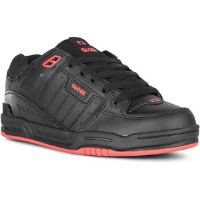 Globe Men's Fusion Skate Shoe, Black/Red, 10