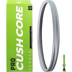 CushCore Pro Set - Includes (1) Tire Insert, (1) Presta Valve & (1) Rim Sticker, Easy at-Home Installation, Bicycle Tire Inserts, Helps Improve Ride Quality, Fits a 2.1"-2.6" Tire (Single, 29")