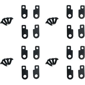 Guitar Effects Pedal Mounting Kit Metal Universal Effects Pedal Mounting Brackets and Screws Guitar Effects Pedal Board Accessories 4 Sets