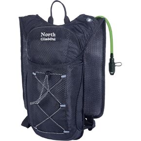 Hydration Backpack, Water Buffalo Hydration Backpack with 2L Water Bladder, Water Pack Backpack for Outdoor Sports of Running Hiking Camping Cycling Skiing for Women Men, Black