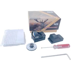 Ade Advanced Optics RD3-002 Compact Red Dot Sight with Integral Weaver-Picatinny Mount