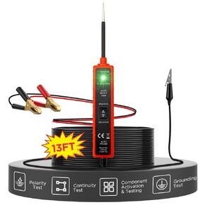MR CARTOOL Circuit Tester, Automotive Short Circuit Finder 6V-24V Auto Electrical Tester Kit Component Tester Polarity Identify with Overload Protection