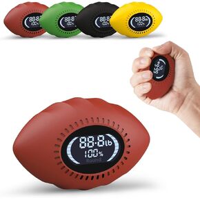Grip Strength Tester 220.4lbs/100kg, Portable Hand Exercise Ball with Cheers & Progress Bars, Rechargeable Hand Grip Strength Trainer, Dynamometer Hand Gripper Strengthener