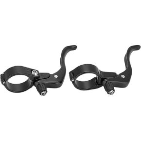 Bike Brake Levers, 1 Pair Lightweight Aluminum Alloy Road Bicycle Brake Lever Set Replacement for 31.8mm Handlebar