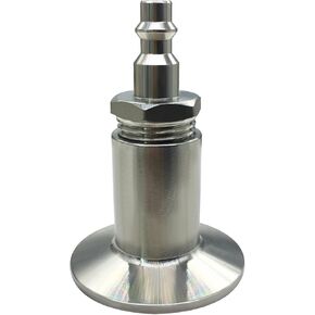 Beduan Stainless Air Hose Quick Connect Plug 1/4" MPT M-Style to 1.5" Tri Clamp