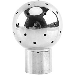 Spray Cleaning Ball Sanitary Stainless Steel 304 Fixed/Rotary 360 degree CIP Cleaning 15L/min 1/2" Threaded Female Connection with Cleaning Diameter 1m-6m(Fixed)