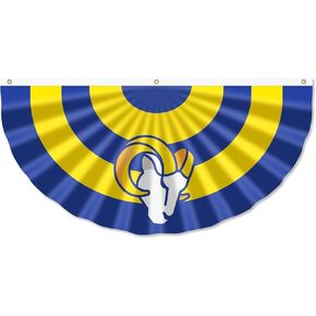 WinCraft Los Angeles Rams Bunting Pleated Fan Banners