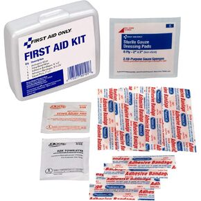 First Aid Only PhysiciansCare On-The-Go Emergency First Aid Kit for Home, Work, and Travel, 13 Pieces