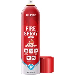 PLEMO Fire Extinguisher for Home, 5-in-1 Small Fire Extinguisher for Kitchens, Vehicles, Cars, RVs, Garages, Trucks, Camping, Cold-Resistant Fire Spray, Model SL620, 1-Pack