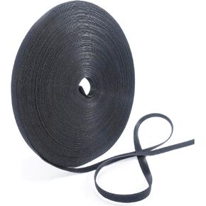 1/2 Inch x 130 Feet Hook and Loop Roll | Hook & Loop Strips for Home and Office | Hook and Loop Cable Ties for Cable Management