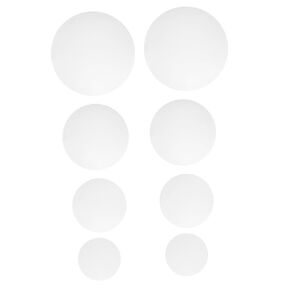 GLEAVI 8pcs Beaker Lid Glass Evaporation Tray Beaker Cover for Glass Round Beaker Cover Glass Beaker Cover Laboratory Accessories Beaker Cover for Chemistry Watch Beaker Cover
