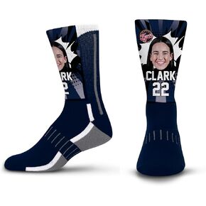 For Bare Feet WNBA CAITLIN CLARK KA-POW! Player Socks Size Youth