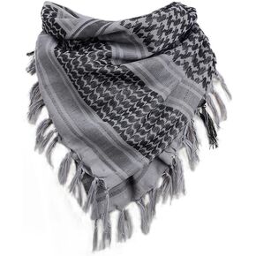 Tactical Arab Scarf Desert Shemagh Wrap Scarves Keffiyeh Head Neck for Outdoor Hiking Camping Cycling Hunting Accessories