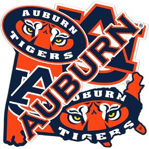Desert Cactus Auburn University Sticker Tigers War Eagle Sticker Vinyl Decals Laptop Water Bottle Car Sheet T2 (Type 2-4)
