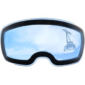 Supertrip Adult Ski Goggles, Interchangeable Lens Anti-Fog Snow Snowboard Goggles for Men Women Youth