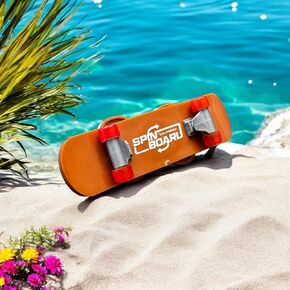 California Fidget Spinner Skateboard (Brown)