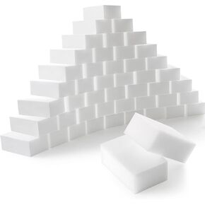 50-Pack 8x5x3cm Cleaning Sponge Melamine Multi-Functional Sponges for Kitchen, Bathroom, Toilet