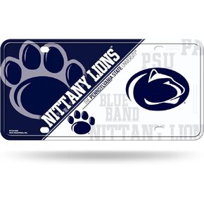 Rico Industries NCAA Unisex-Adult Metal License Plate Tag