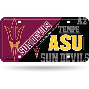 Rico Industries NCAA Unisex Metal License Plate Tag