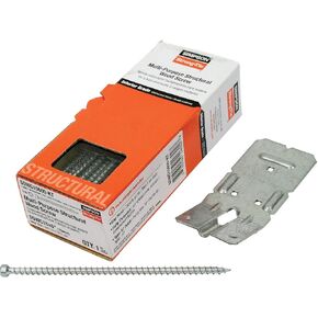 Simpson Strong Tie SDWC15600KT 6" Truss Screw Kit - 50 per Package (Clear Zinc with Orange Topcoat)