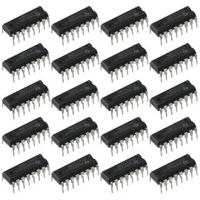 20pcs IC kit, Chip Assortment Set Analog Integrated Circuits Electronics Parts, CD4053BE DIP16 CD4053 Three Sets of Two Way Analog Switch Electronic Switch IC Chips