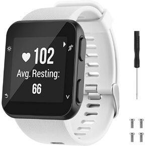 أربطة Vancle لـ Garmin Forerunner 35، حزام ساعة بديل من السيليكون الناعم لساعة Garmin Forerunner 35 الذكية in Kuwait