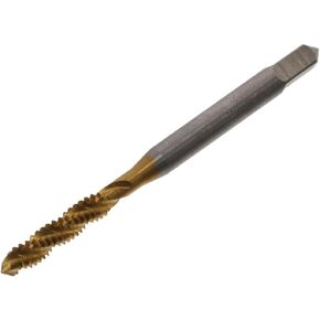 Spiral Flute Threading Tap Titanium Plated Easy to use Screw Tap Wide Application Machine Thread(6-32 UNC)