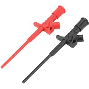 Test Hook Clip,2Pcs P5004 Professional High Voltage Flexible Test Probe Insulated Quick for Electronic Testing Electronic Experiment