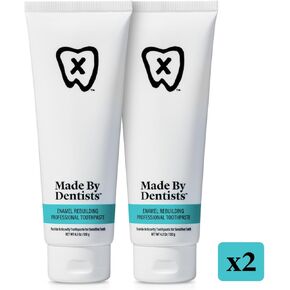 Ultra Whitening Professional Toothpaste - 2 Pack - Teeth Whitening Toothpaste with Sodium Fluoride & Hydrogen Peroxide, ADA Approved, Vegan, 2 x 4.2oz