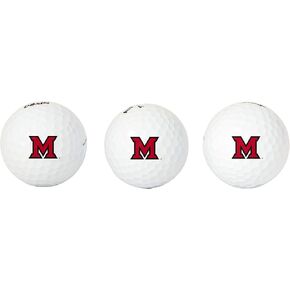 Desert Cactus Miami University Ohio Golf Balls 3 Pack Full Color Golf Ball (Design A)
