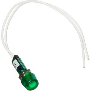 YuCo YC-9WRT-1G-120-10 9mm Led Indicator Miniature Pilot Light 120V AC or DC, Green