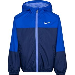 Nike Fleece Lined Woven Jacket - Blue - Kids Size 4