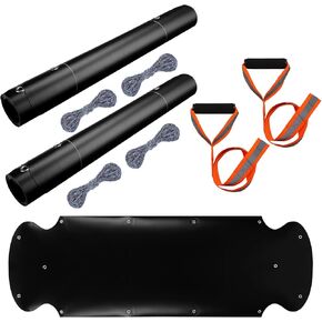 2 Pcs Deer Drag Sleds Heavy Duty Deer Sled Game Hauler Multi-Purpose Utility for Hauling Deer Hunting, Fire Wood, Ice Fishing and Camping Hunting Gear, with Pull Rope and Storage Bag, Easy to Carry