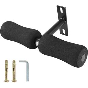 QWORK Wall Mounted Sit-Up Exercise Bar, Sit-ups Foot Holder, Steel Sit-Up Assistant for Abdominal Core Workout in Kuwait